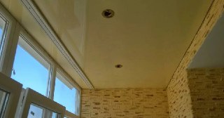 Натяжной потолок на балкон Бирск, цена 6226 руб.