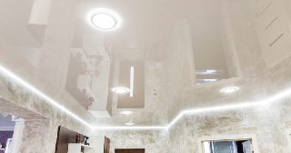Натяжной ПВХ потолок Бирск, цена от 2117 руб.